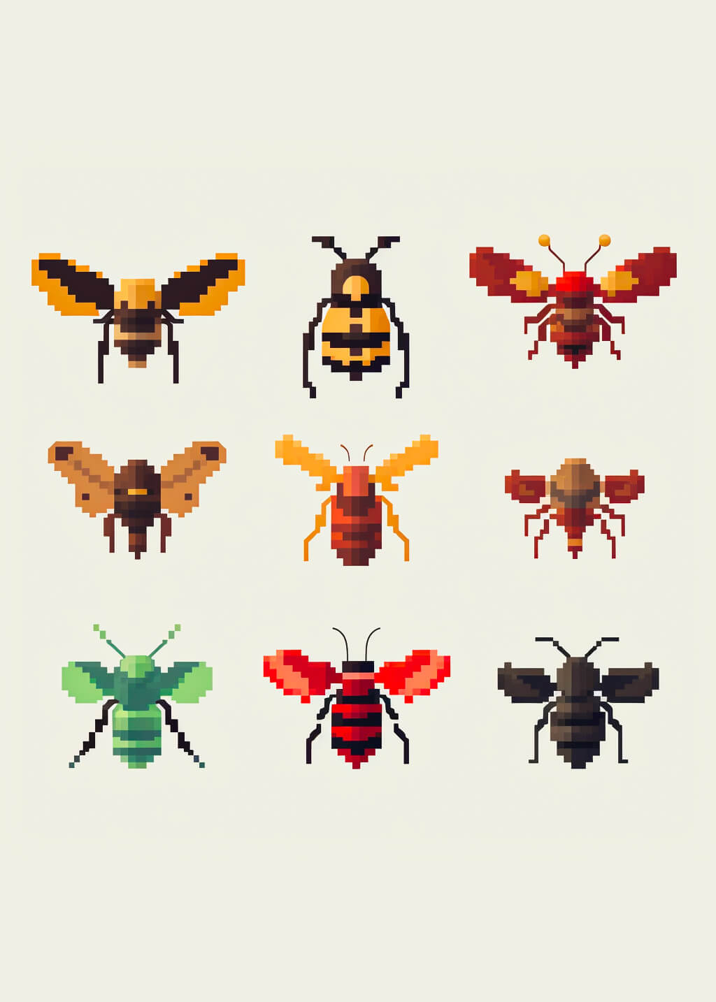 Insects pixel